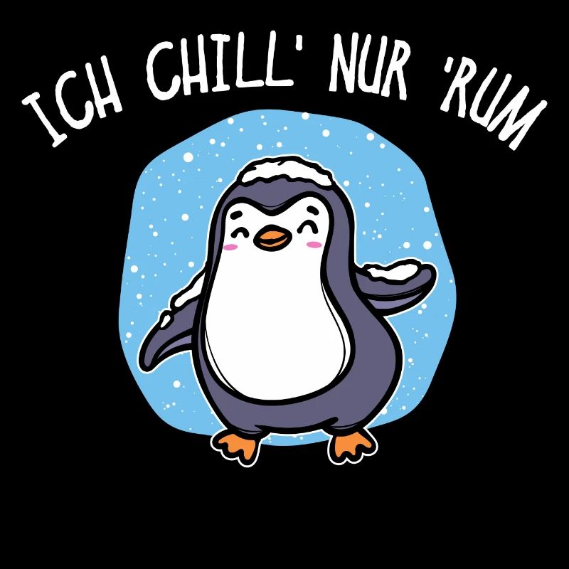 Pinguin Kälte Schnee Statement Tier Vogel Eis