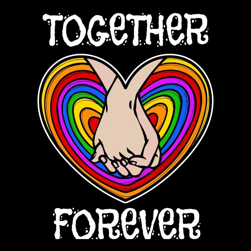Bisexual Rainbow Lgbt Statement Heart Relationship