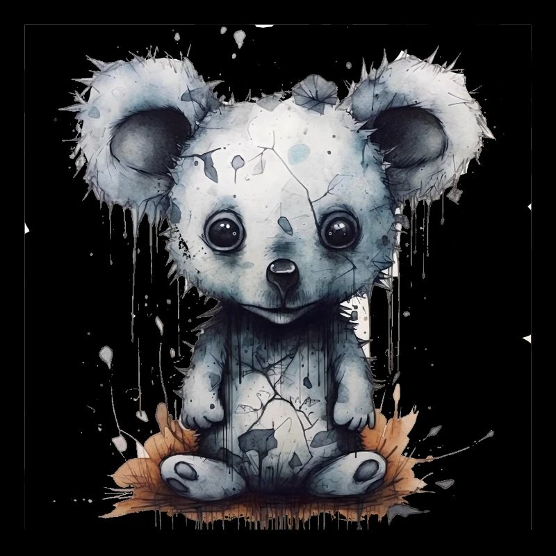 Koala mignon et triste