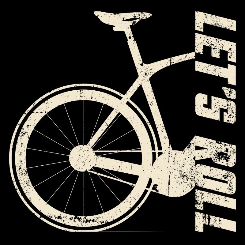 Retro Bicycle Silhouette