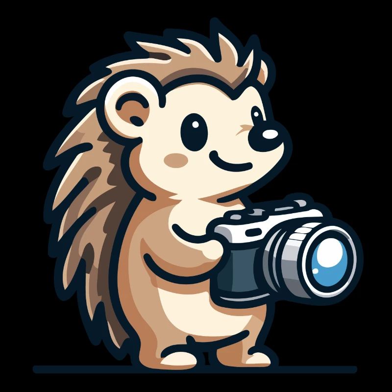 Schnappschuss-Igel: Der Shutterbug-Kumpel
