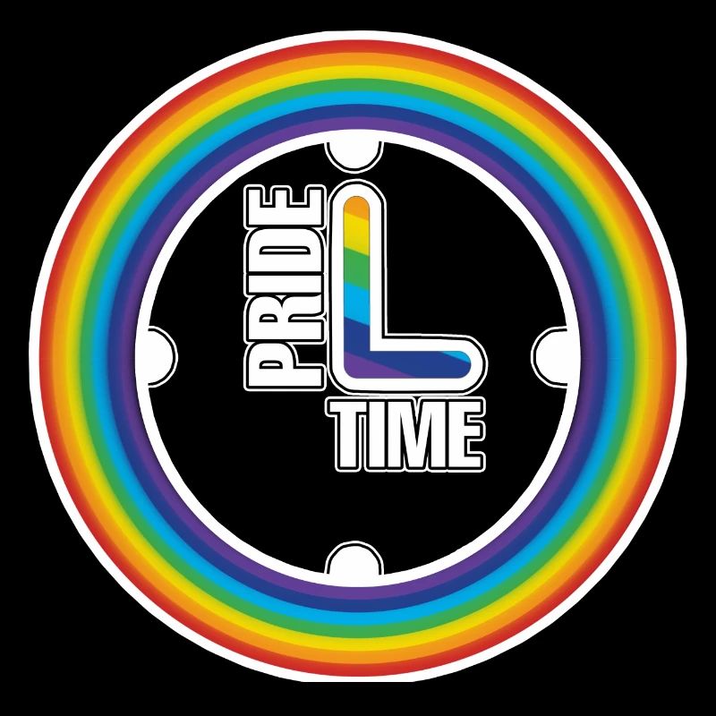 Regenbogen Pride Ring Uhr