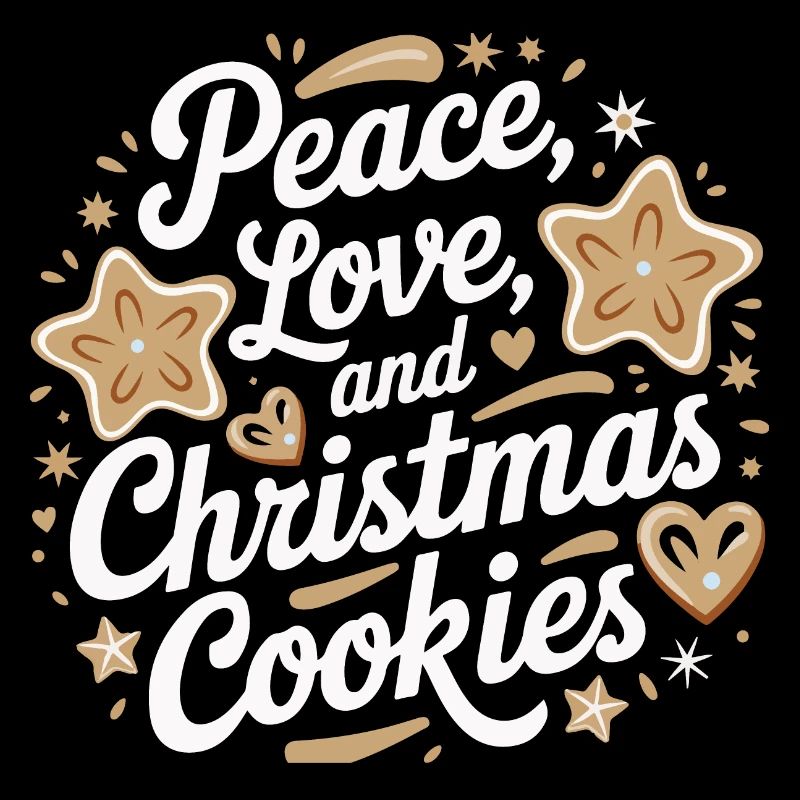 Paix, amour et biscuits de Noël