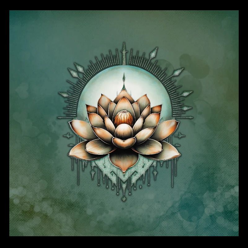 Meditative Eleganz. Exquisite Lotusblüte