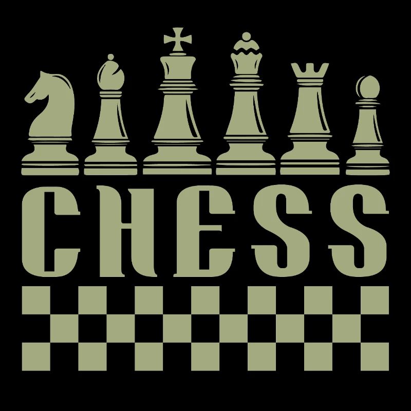 Think Retro Chess Player Gift Chess Sports