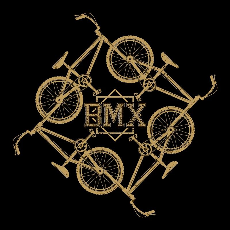 Gold BMX Orbit Pattern