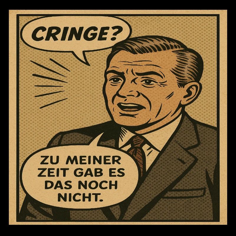 Retro Pop Comic Squiggle Humor