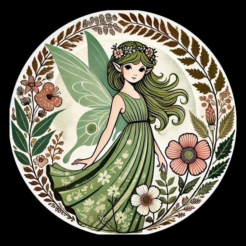 Conception de fée de la forêt enchantée