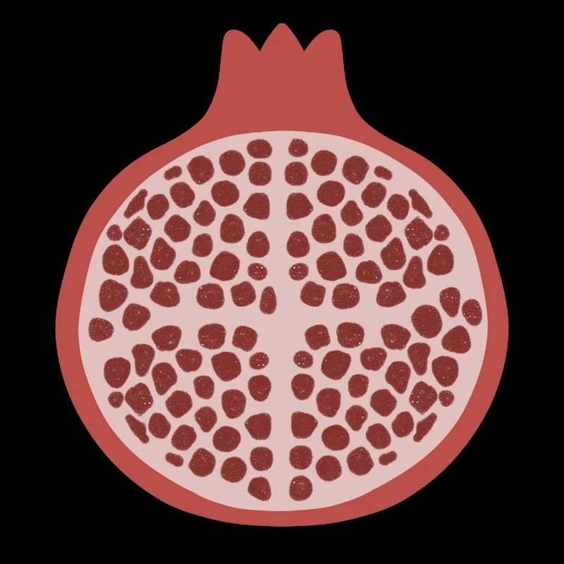 Pomegranate Half
