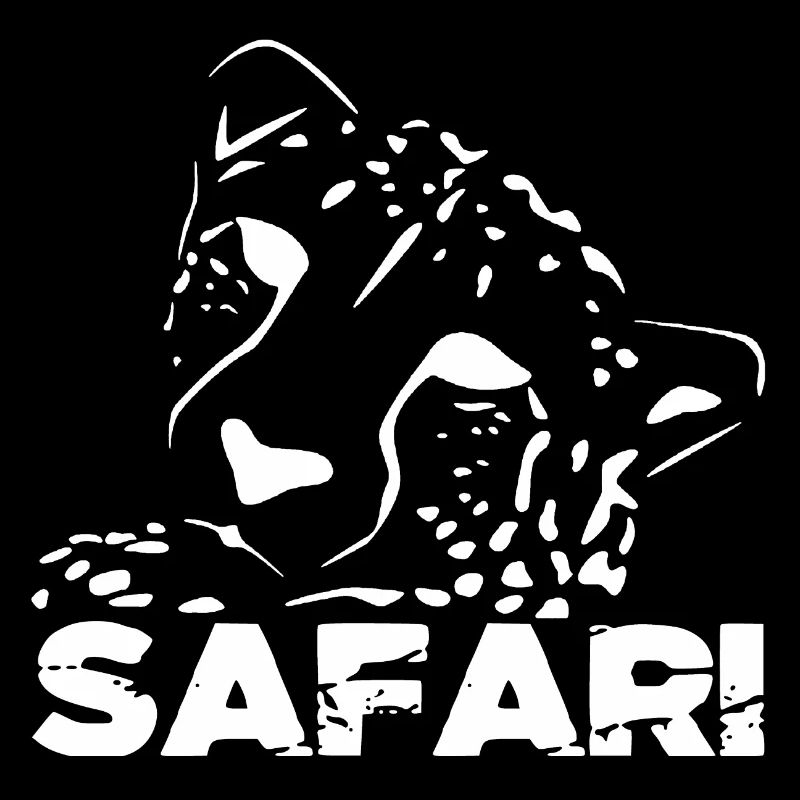 Safari Léopard Silhouette