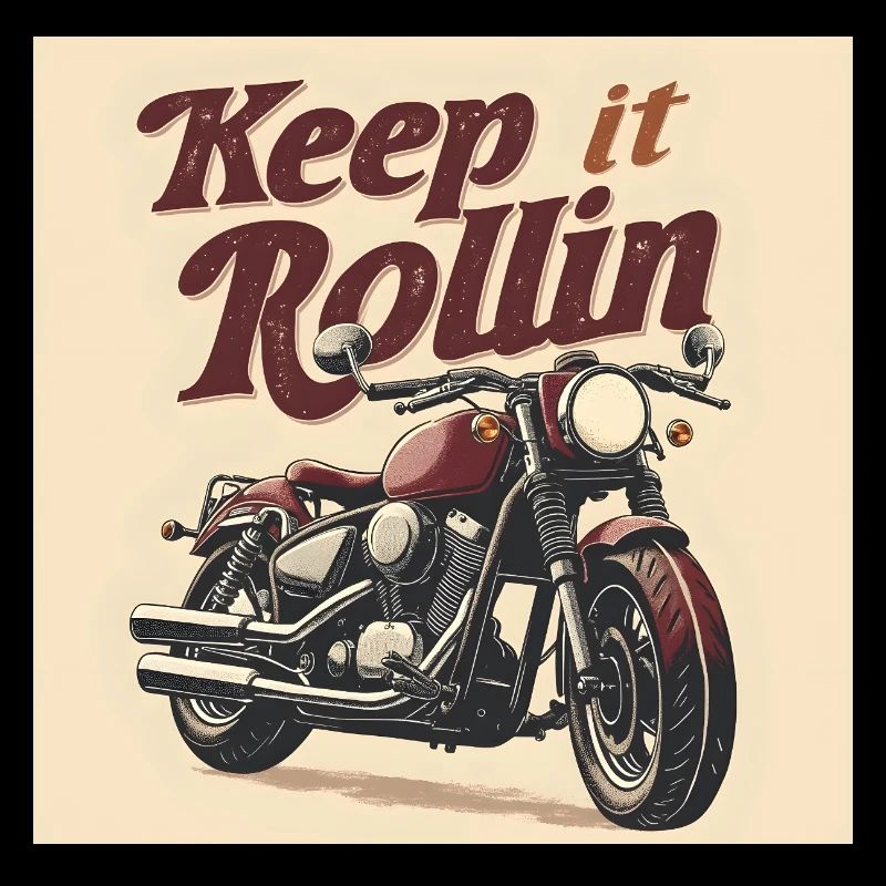 Keep it Rollin’ – Minimalist Typography