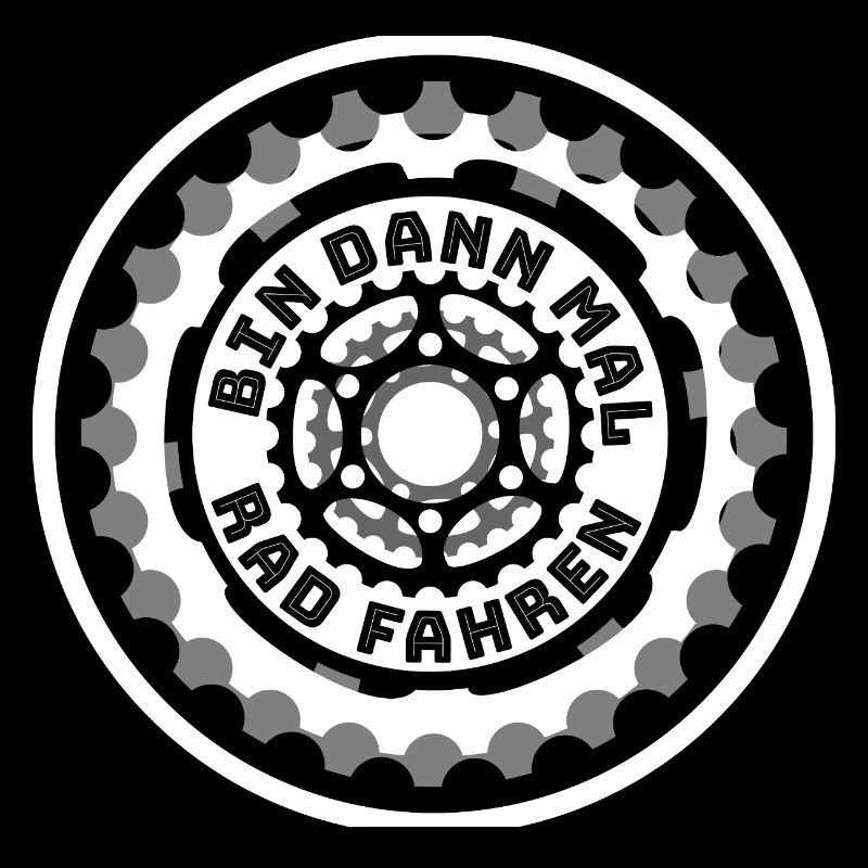 VTT - Conception de logo de vélo rond