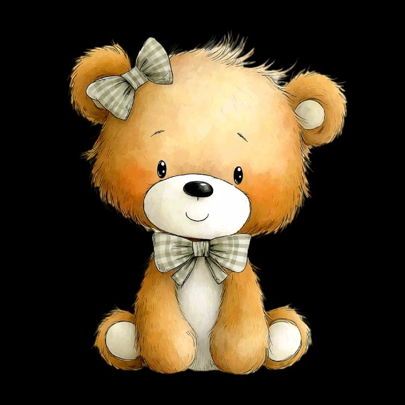 seated teddy bear