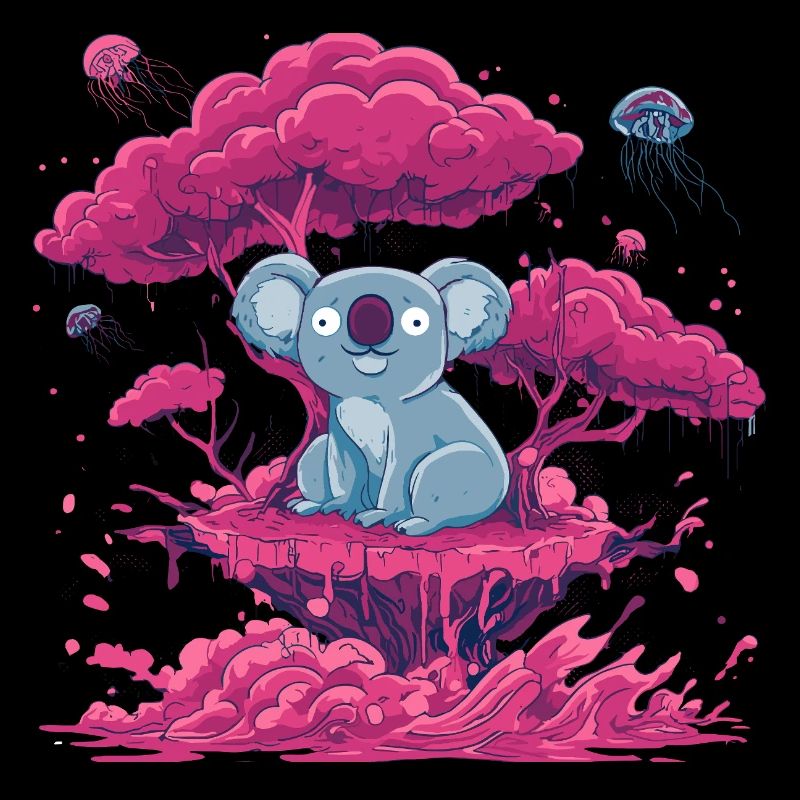 Koala dans la Forêt Rose
