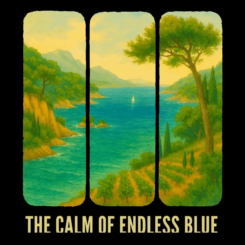 Le calme de l’horizon bleu