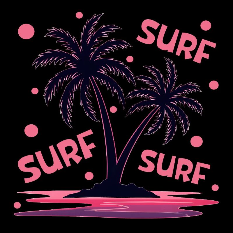 Palmiers de surf