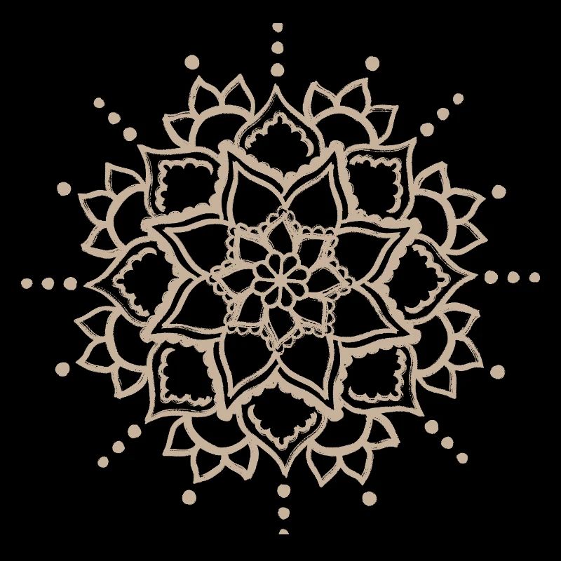 Fleur Mandala beige
