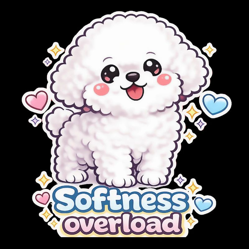 Softness Overload - Cute Bichon Dog Design