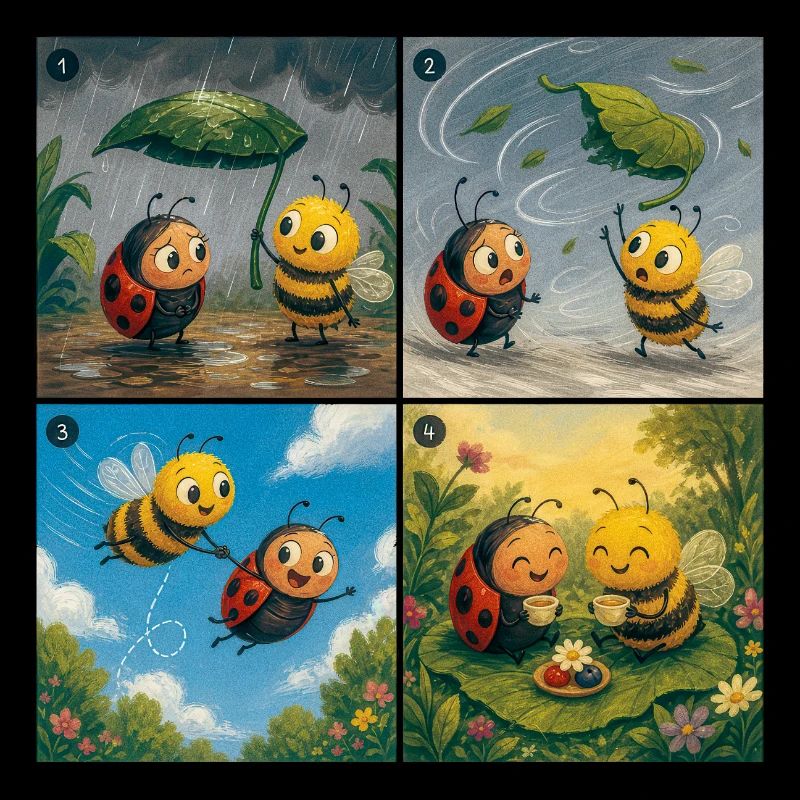 Ladybug und Bee: Ein süßer erster Moment