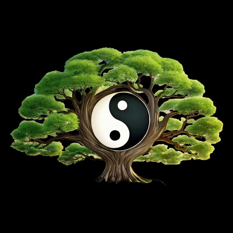 Arbre zen Yin et Yang