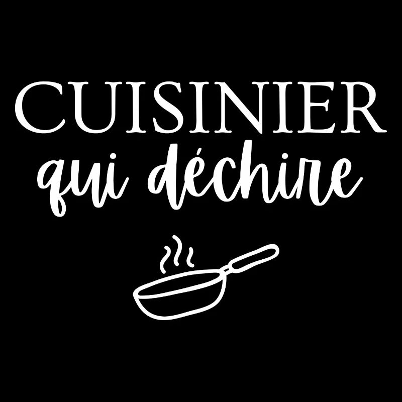 cuisinier qui déchire