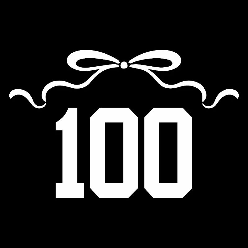 Numéro 100 noeud - 100e anniversaire