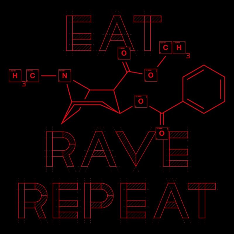 Déchets - EatCokeRaveRepeat [red]