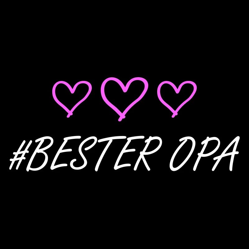 Bester Opa Herz Liebe