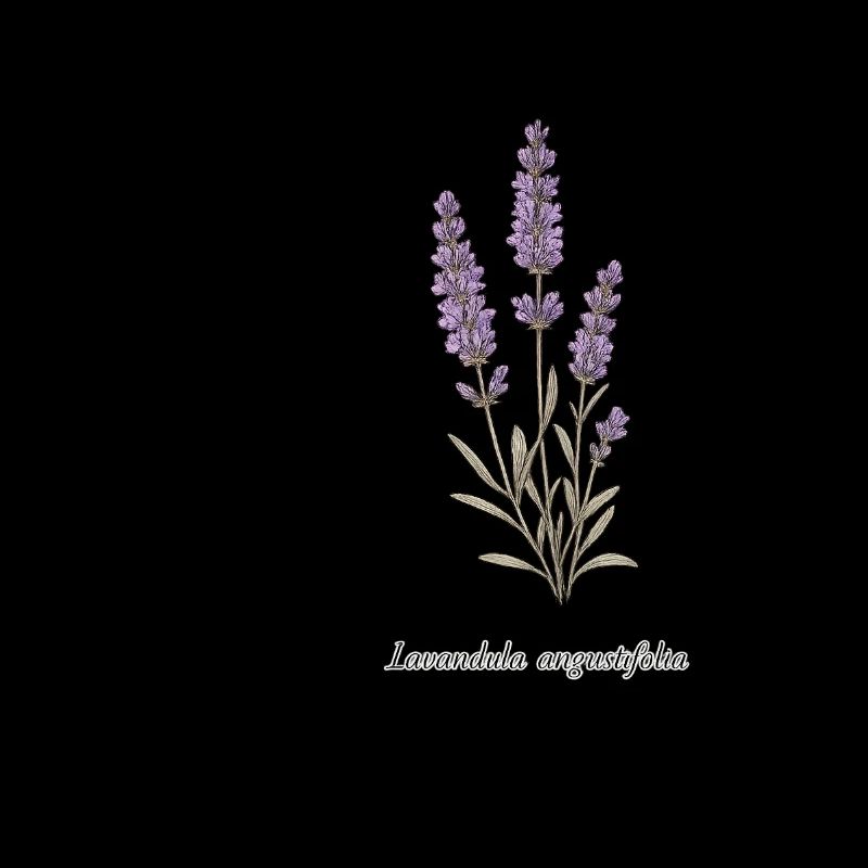 Lavender Botanical Illustration
