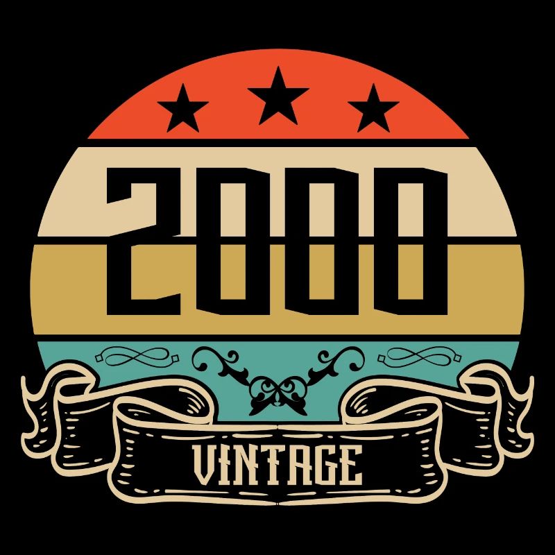 2000 Vintage Geburtstag Retro Classic