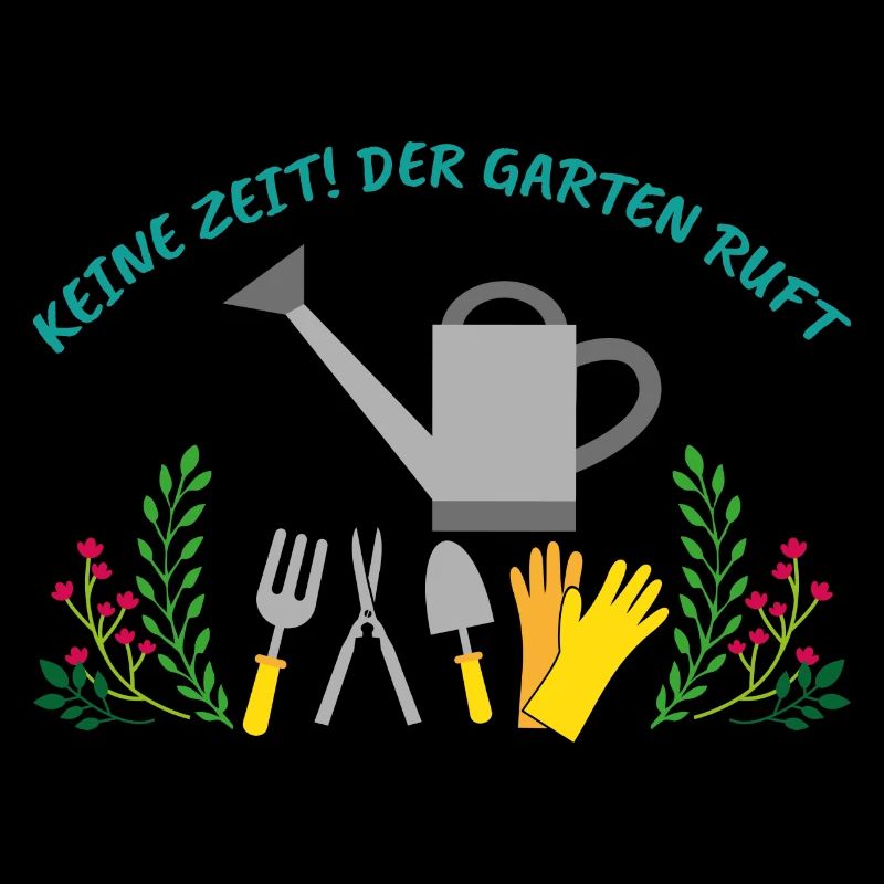 Der garten ruft Gartenarbeit Gärtner Geschenk