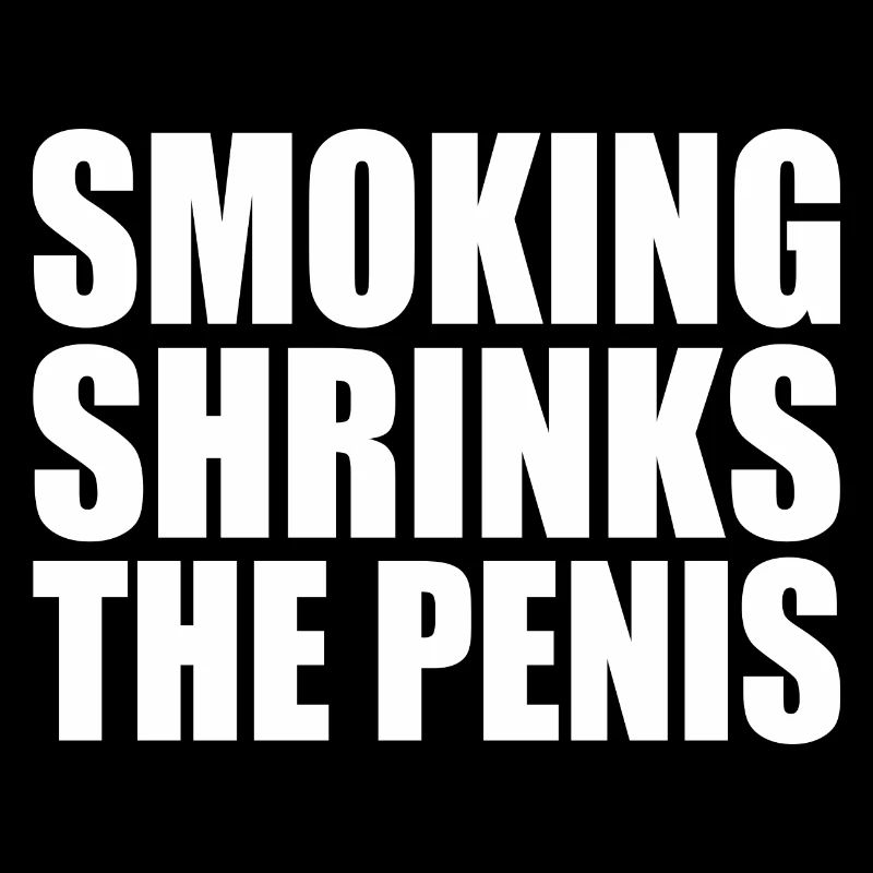 Smoking shrinks the penis