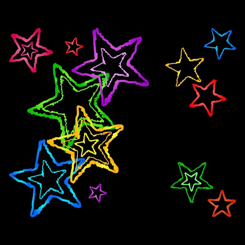 bunte Sterne