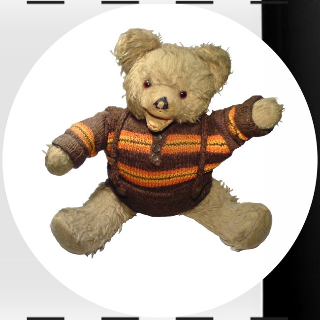 Teddybär - orange braun - Retro Vintage - Bär