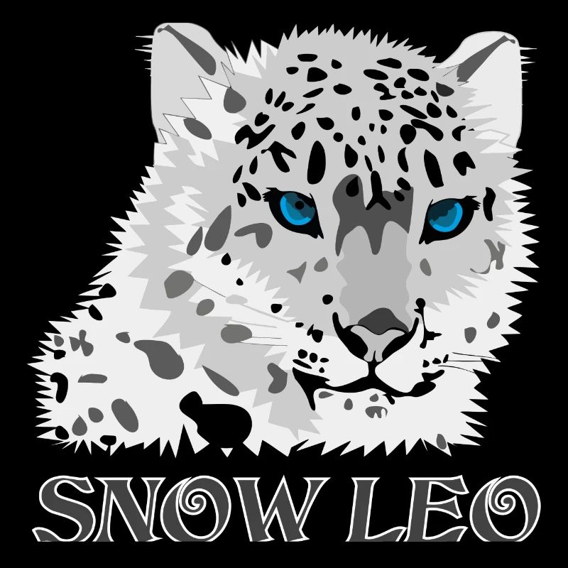 Schnee Leopard Raubkatze