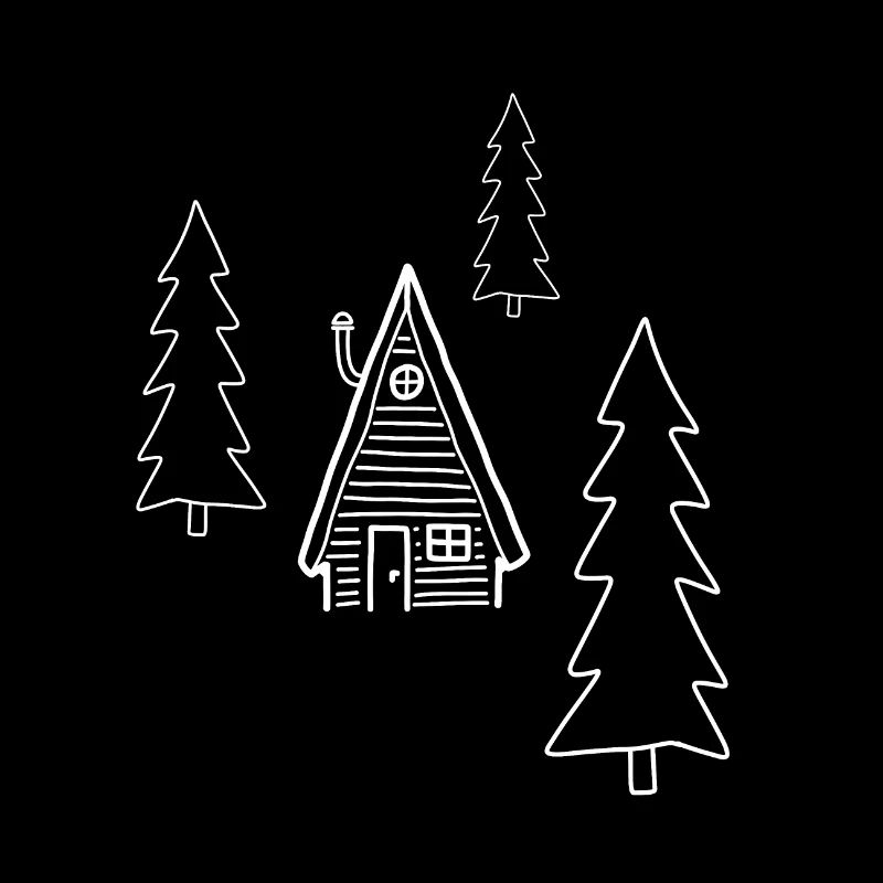 Cabane pour forestiers, chasseurs et randonneurs