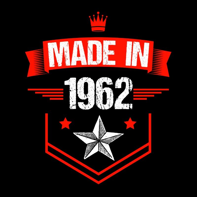 Made in 1962 blanc