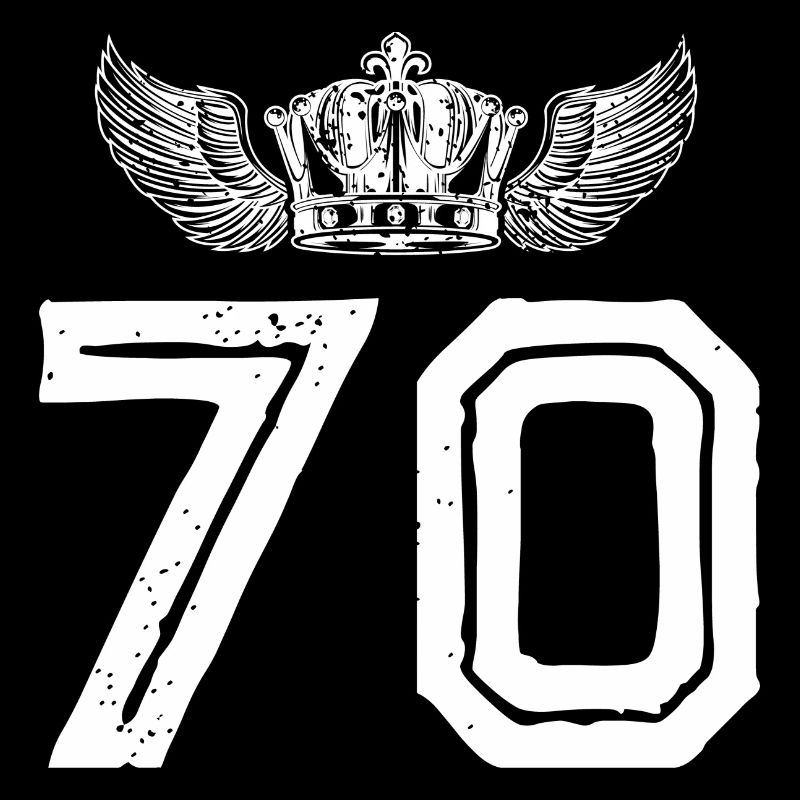 70 Number crown