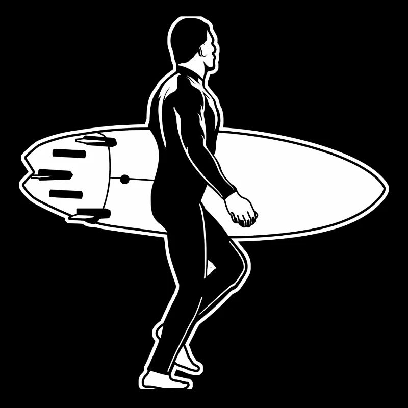 Illustration de surf