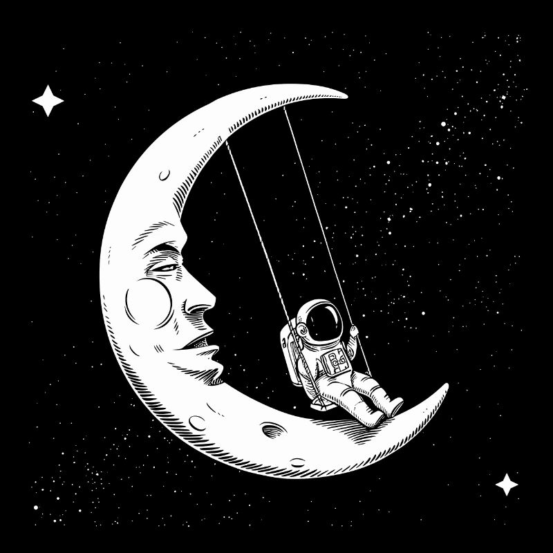 Astronaut Moon Swings
