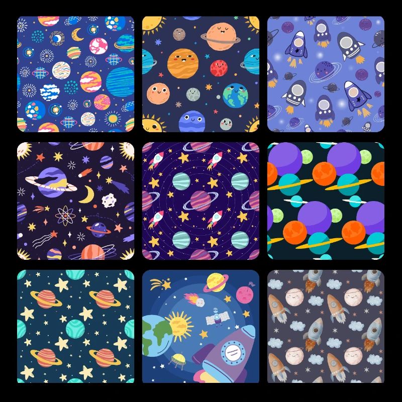 Kindliche kosmische Designs