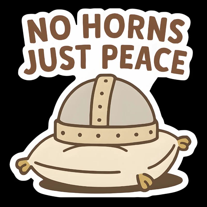 Message de sac paisible sans cornes