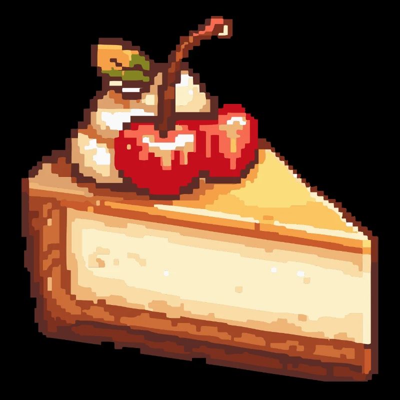 Cheesecake Pixel aux cerises