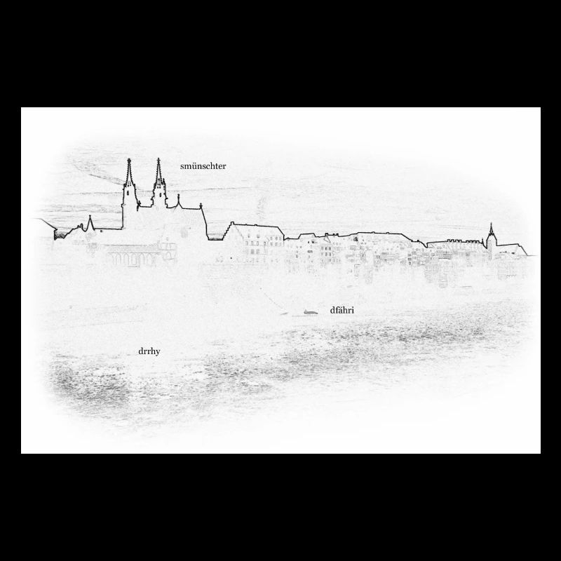 Basel am mym Rhy weiss