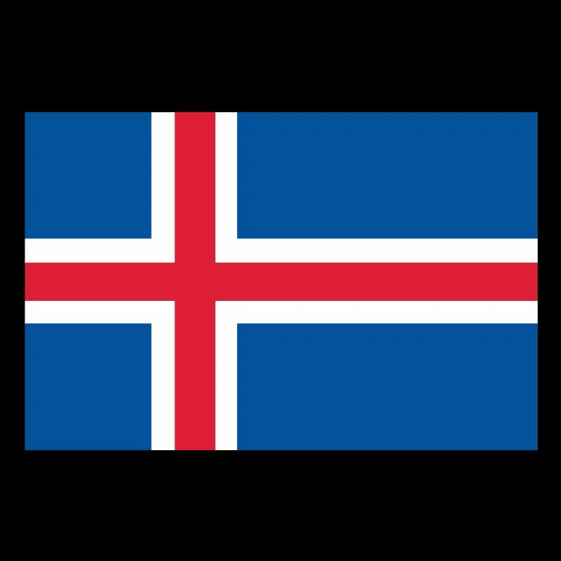 Island Flagge