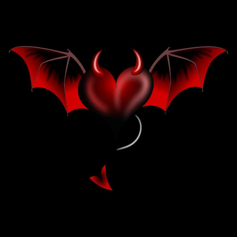 Coeur Diable Lucifer Mal