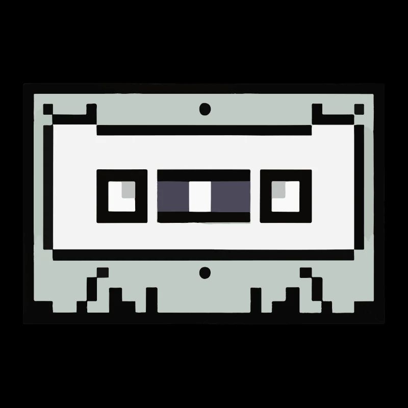 Kassette Verpixelt Retro Geschenkidee