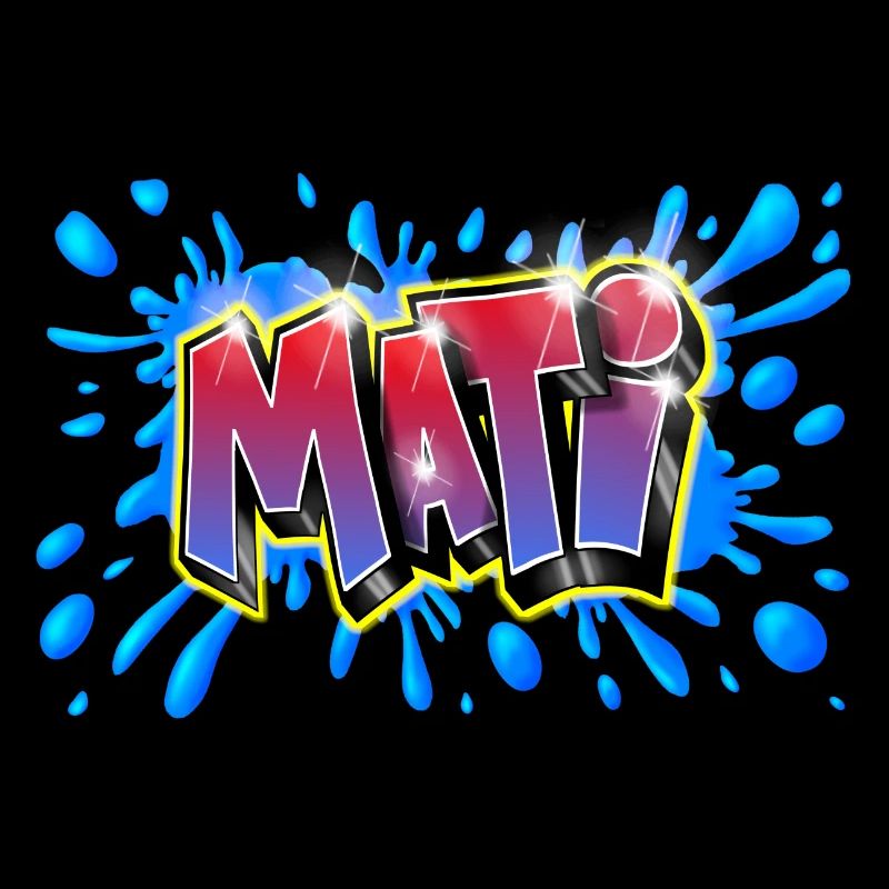 Mati graffiti imprimable sur tout