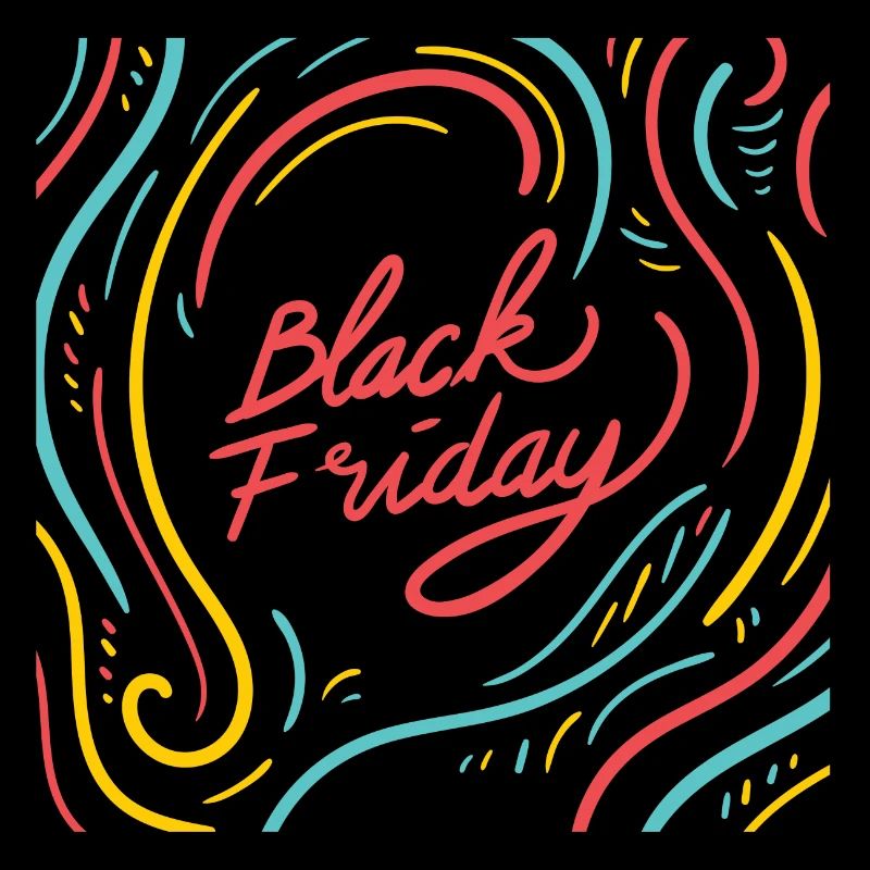 Black Friday Geschenke. Einkaufen. Shoppen bis zum Umfallen.