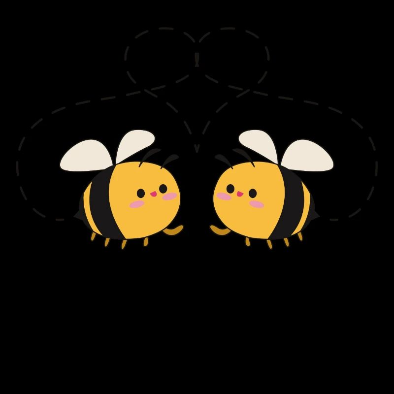 Bee love heart